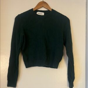 Wilfred for Aritzia Dark teal Crew Neck Sweater